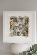 Hydrangea Garden — Framed Pressed Flower & Fern Shadow Box