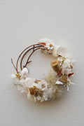 Natural White Mini Wreath — Dried Flower & Twig Wreath